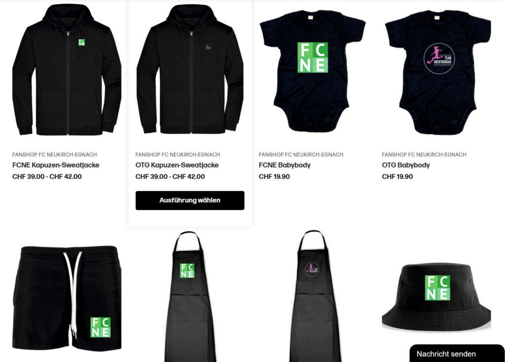 FCNE Merchandise Shop